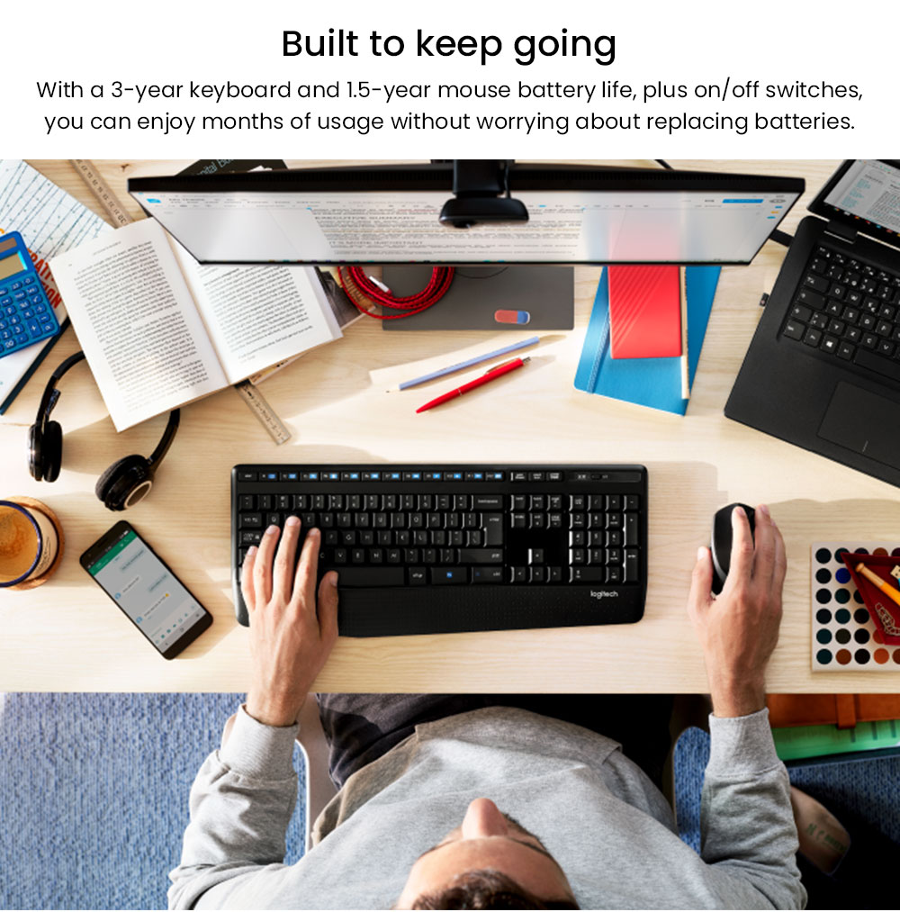 Logitech MK345 Wireless Keyboard & Mouse Combo