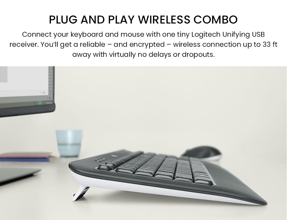 Logitech MK540 Wireless Keyboard & Mouse Combo