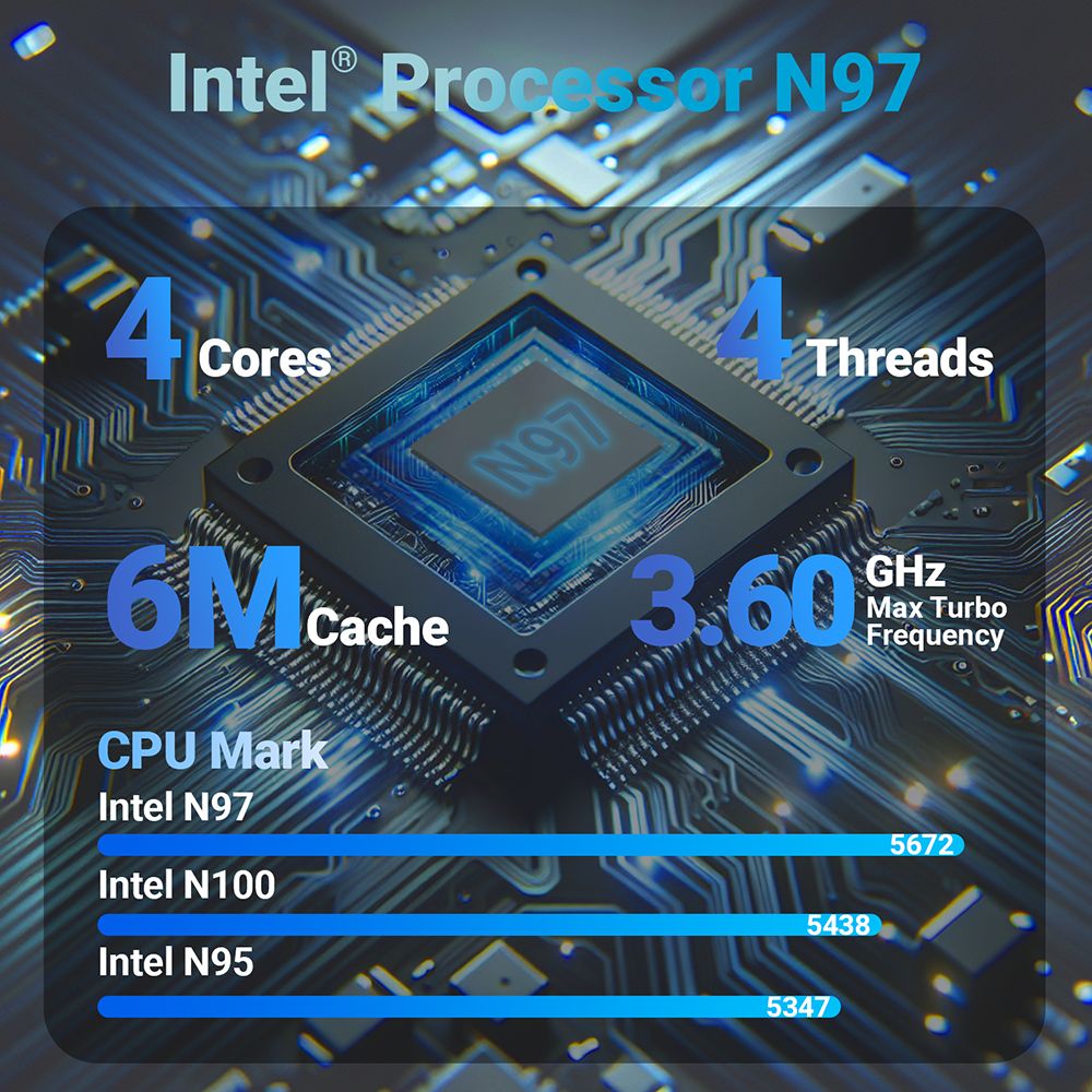 MINIX NEO Z97 Intel® Processor N97 mini PC