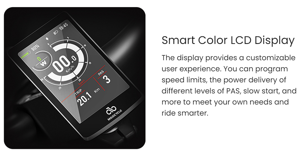 Magicycle Deer 2.0 Step-thru Electric Bike, 1000W Motor, 52V 20Ah Battery, 20*4.0 inch Tires, 32mph Max Speed, 120 Miles Range, Hydraulic Disc Brakes, Torque Sensor, Full Suspension - Grey