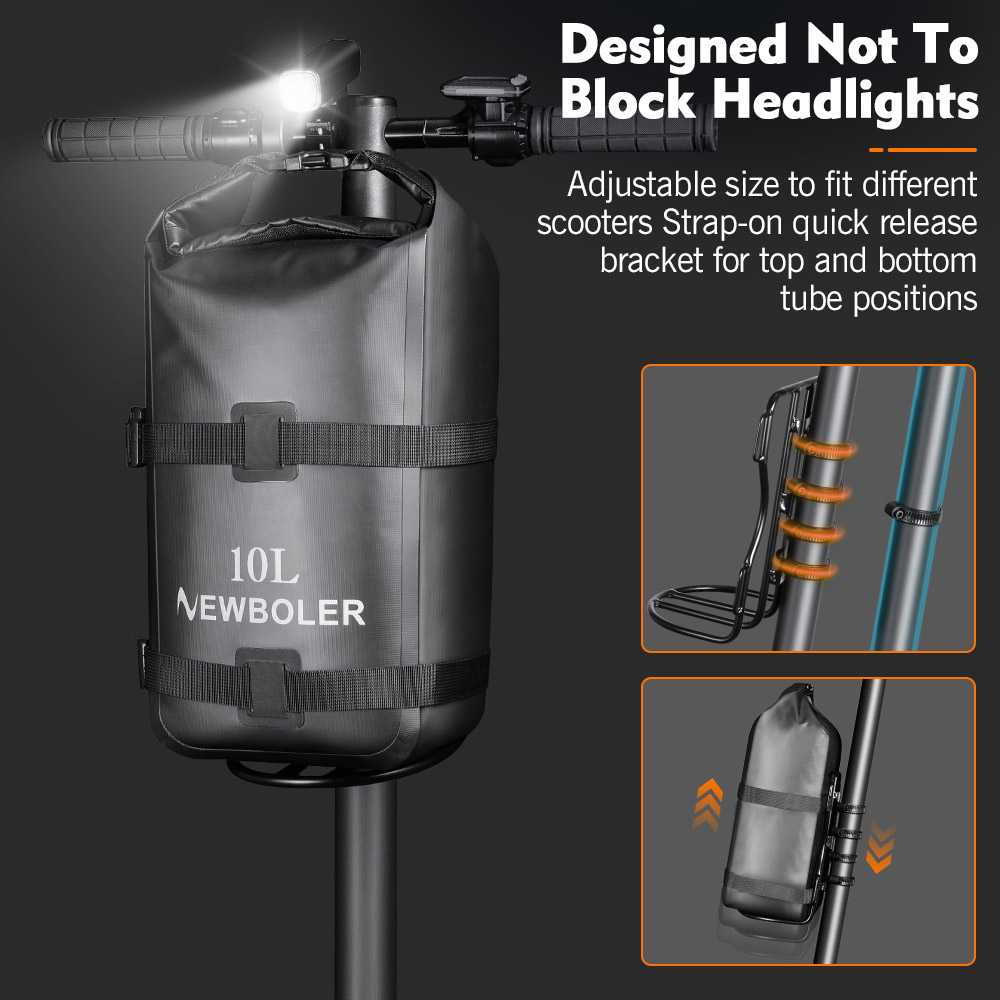 NEWBOLER BAG118 10L Scooter Bag with Metal Mount