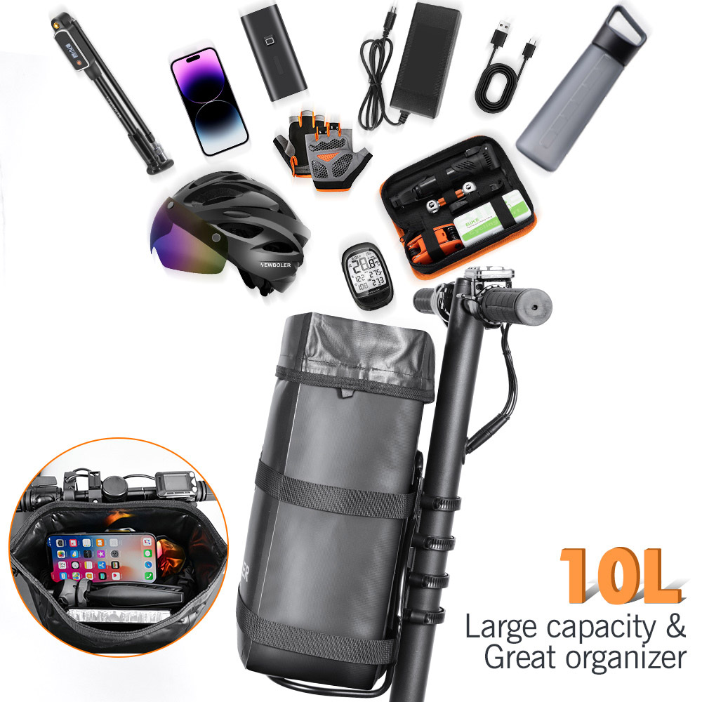 NEWBOLER BAG118 10L Scooter Bag with Metal Mount