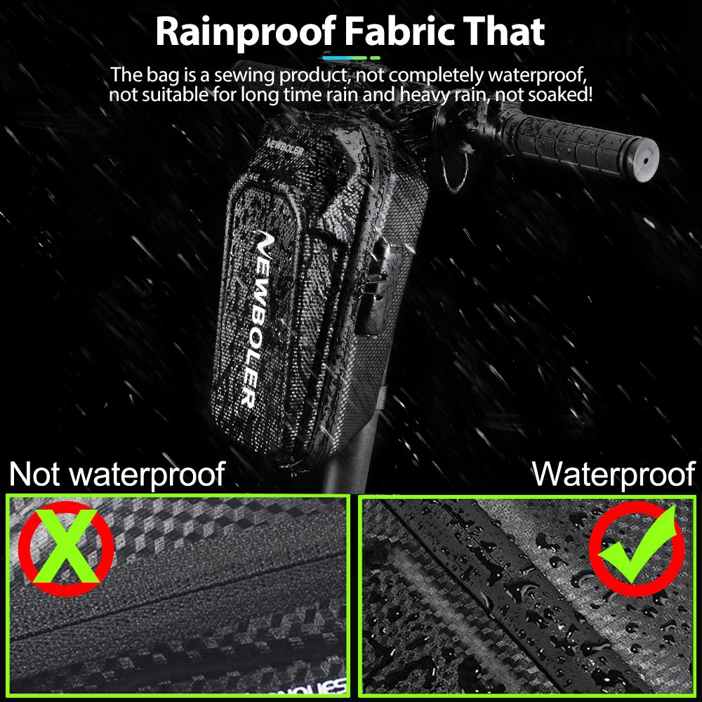 NEWBOLER BAG240 Electric Scooter Bag with Combination Lock - 3L