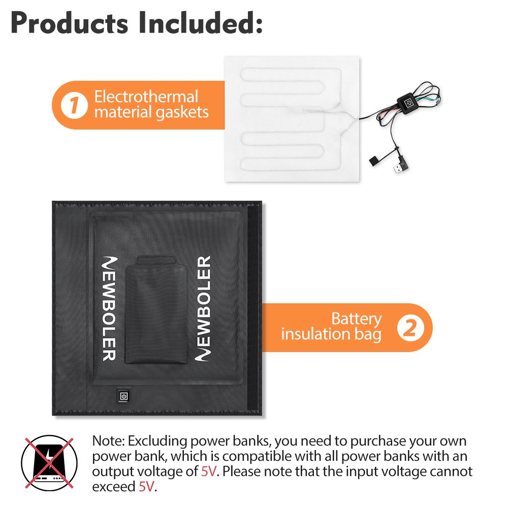 NEWBOLER BAG280 Electric Bike Battery Cover with Heating Elements