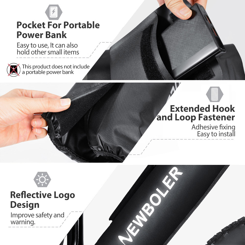 NEWBOLER BAG280 Electric Bike Battery Cover with Heating Elements