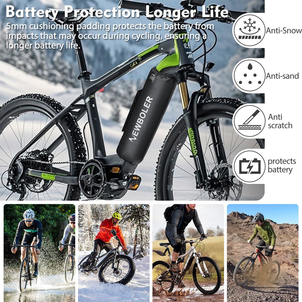 NEWBOLER BAG281 Electric Bike Battery Cover