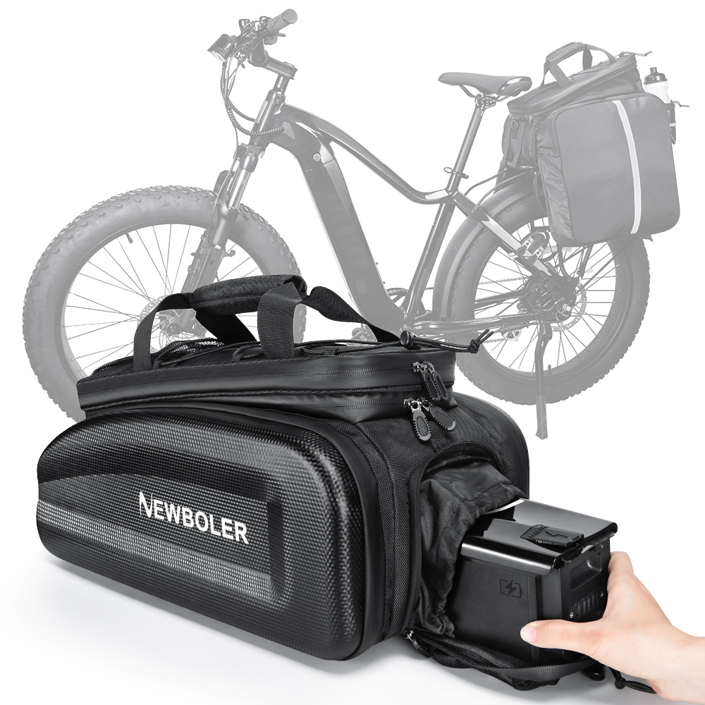 NEWBOLER BAG306 Electric Bike 30L Rear Seat Bag with Battery Compartment