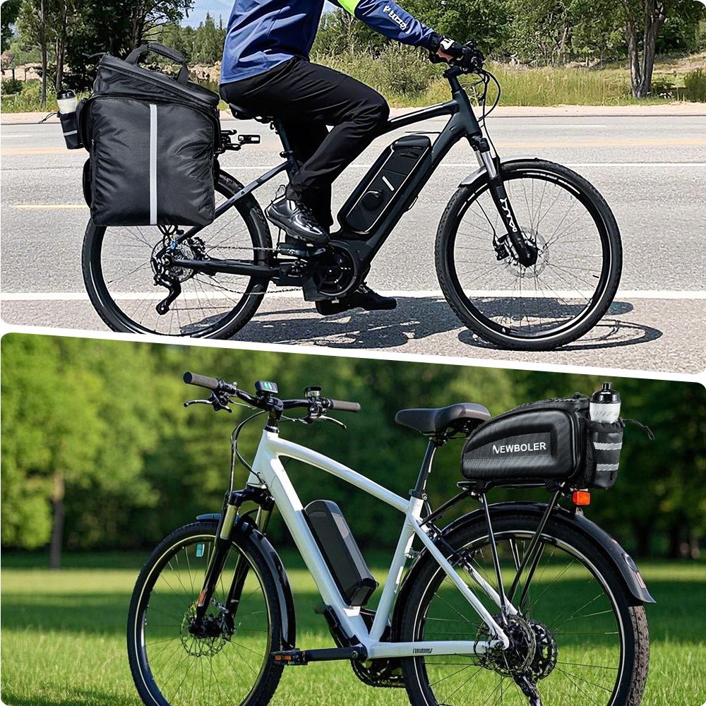 NEWBOLER BAG306 Electric Bike 30L Rear Seat Bag with Battery Compartment