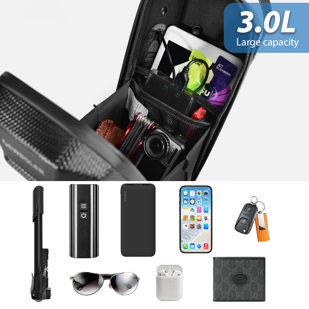 NEWBOLER BAG843 Quick Disassembly Electric Scooter Bag with USB Port - 3L