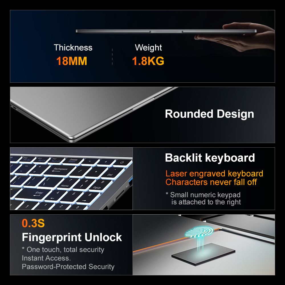 Notebook Ninkear A15 Pro, 16