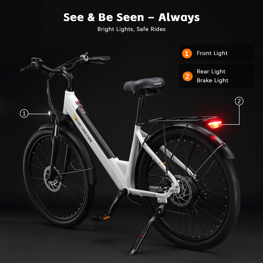 Elektrický bicykel PURE UNICORN U2, 750W motor, 48V 12,8Ah batéria, 27.5