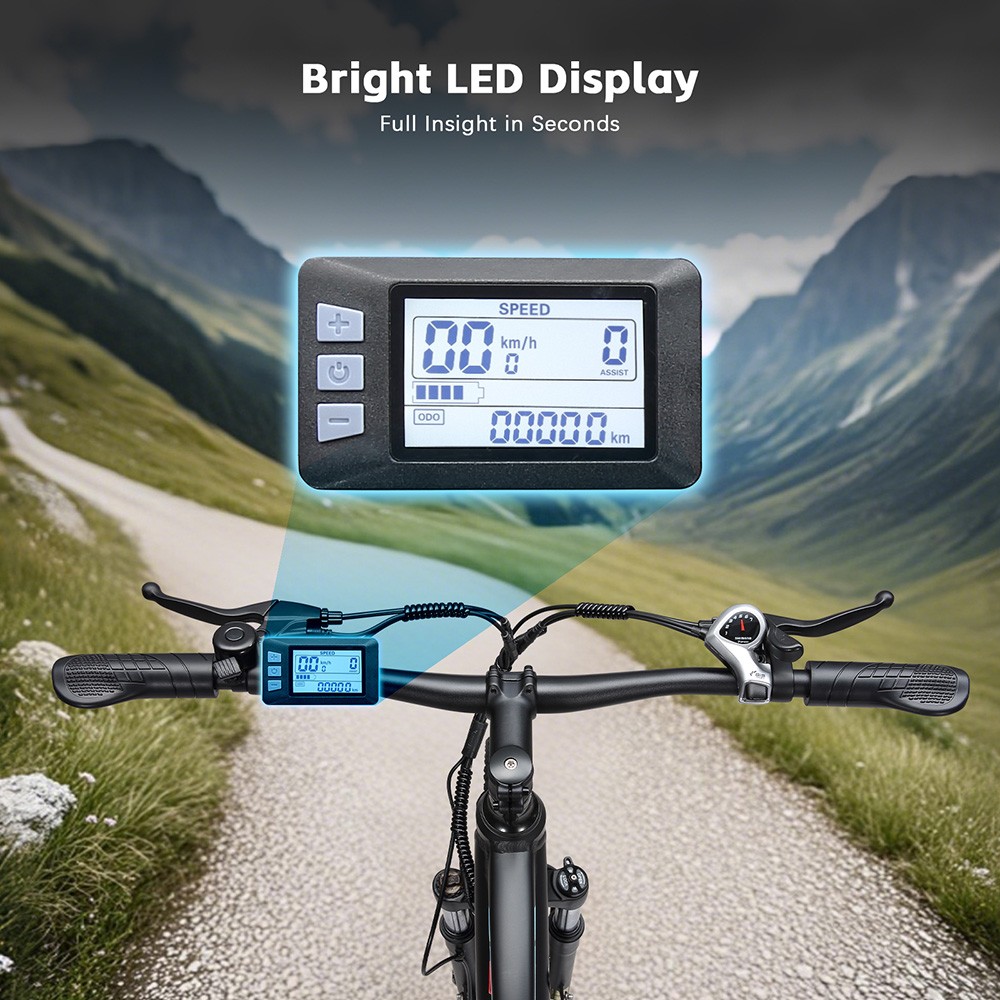 Elektrický bicykel PURE UNICORN U3, 750W motor, 48V 12.8Ah batéria, 29-palcové pneumatiky, max. rýchlosť 45 km/h, dojazd 60 km, mechanické kotúčové brzdy, predné odpruženie, 7-stupňová prevodovka Shimano