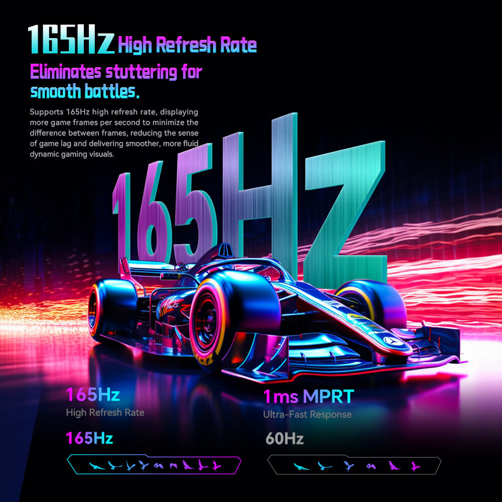 TITAN ARMY C34A1R 1500R Curved Gaming Monitor, 34 inch 3440*1440 VA Panel, 165Hz Refresh Rate, 4000:1 Contrast Ratio, 1ms MPRT, FreeSync & G-Sync, HDR400, Low Blue Light & Flicker Free, Game+ Assist, PIP/PBP Display, Support VESA Mount