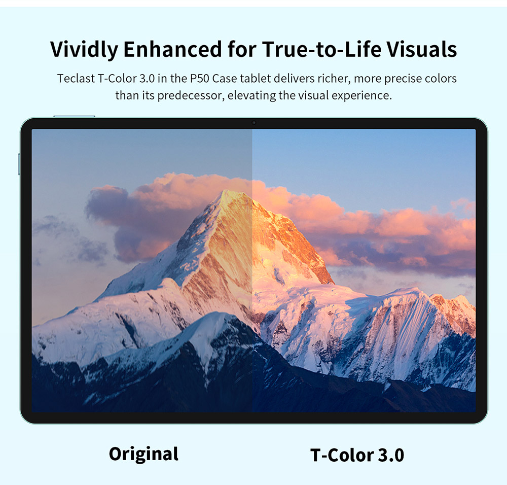 Teclast P50 Case Android 15 tablet, 11