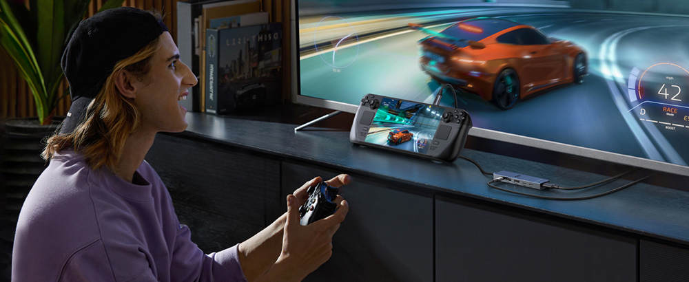 UGREEN Revodok Pro 6-in-1 USB-C Hub Docking Station, 4K@60Hz HDMI, 10Gbps Data Transmission, 100W PD Charging