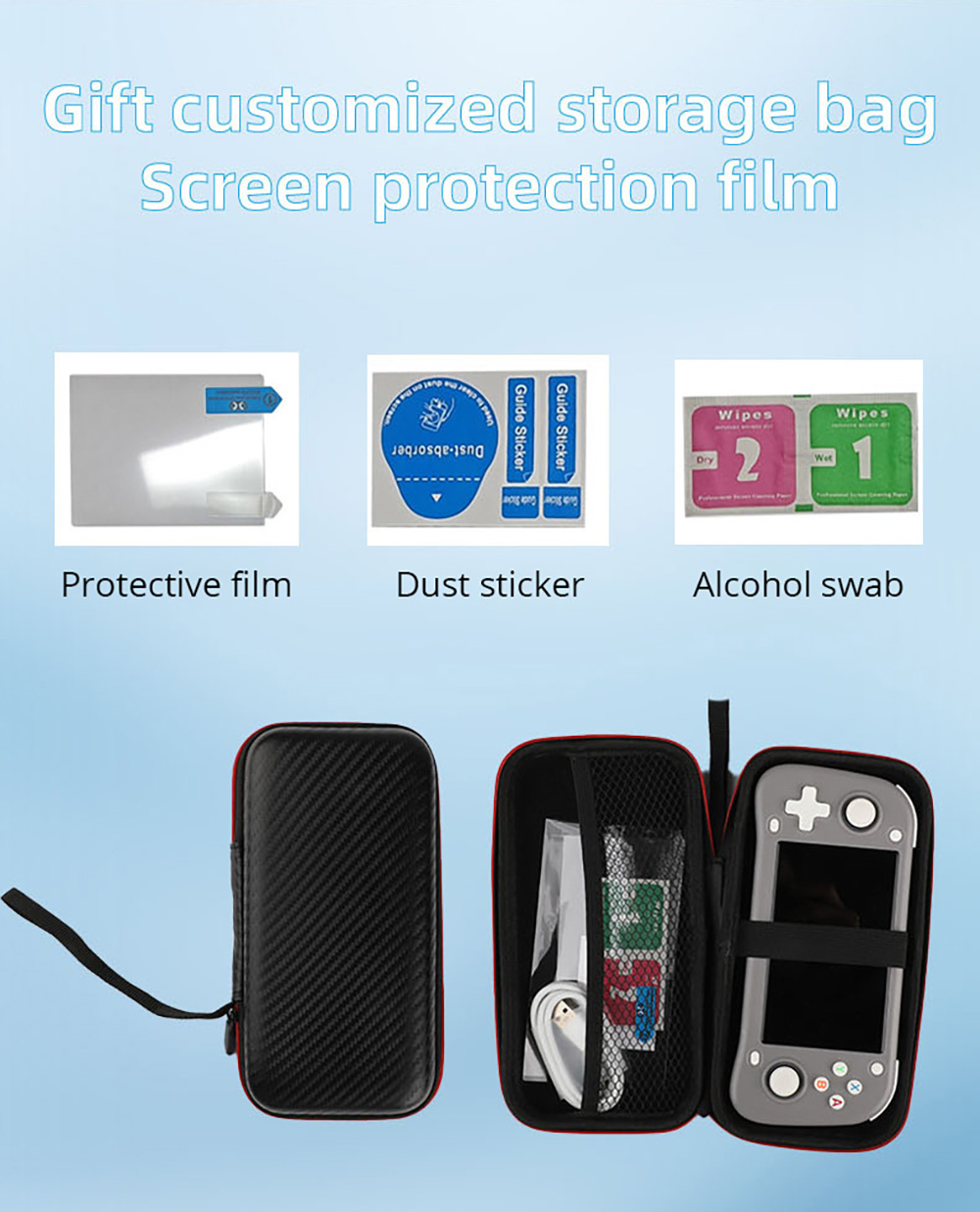 XF43 Handheld Game Console, 4.3 inch IPS Screen, 30+ Simulators, Hall Joystick & Trigger, HD Output, 128GB TF Card, 6 Hours Playtime - Grey