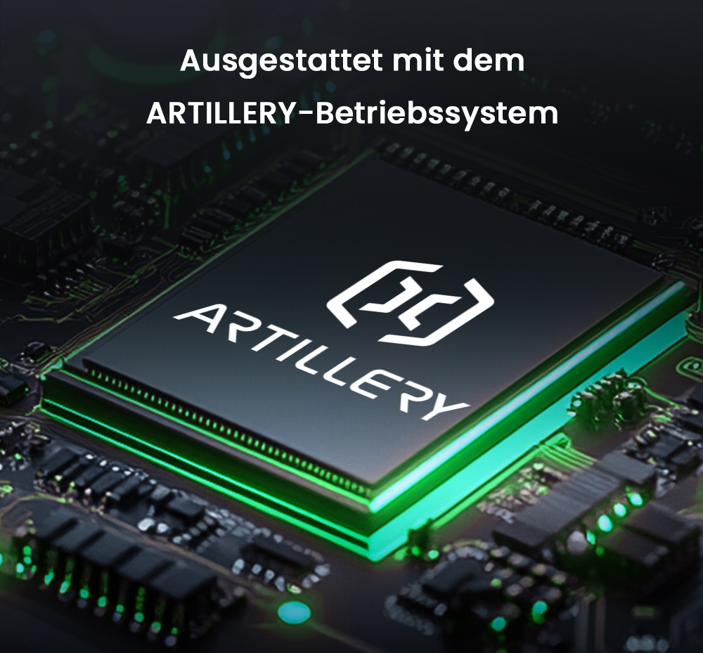 Artillery M1 Pro 3D Drucker + 10kg PLA Filament - 2kg Rot + 2kg Wei&szlig; + 2kg Blau + 2kg Schwarz + 2kg Grau