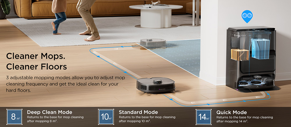 EUREKA J12 Ultra Robot Vacuum and Mop, All-in-One Station, 5000Pa Suction, AI 3D Obstacle Detection,  Pet Hair Specialist, Voice/App Control