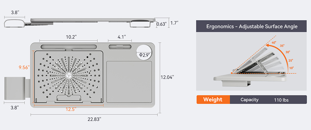 Ergonomická kancelárska stolička NEWTRAL MAGICH003, automatické sledovanie operadla, adaptívna spodná opierka chrbta, nastaviteľná opierka hlavy sedadla, sivá