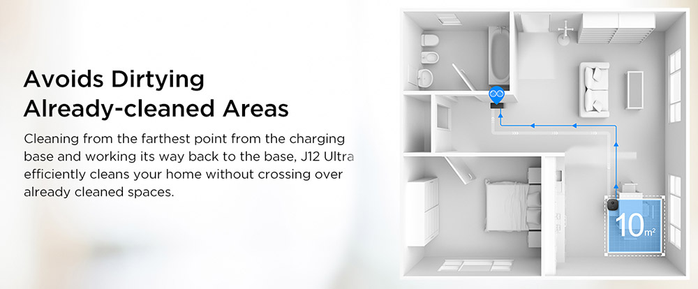 EUREKA J12 Ultra Robot Vacuum and Mop, All-in-One Station, 5000Pa Suction, AI 3D Obstacle Detection,  Pet Hair Specialist, Voice/App Control