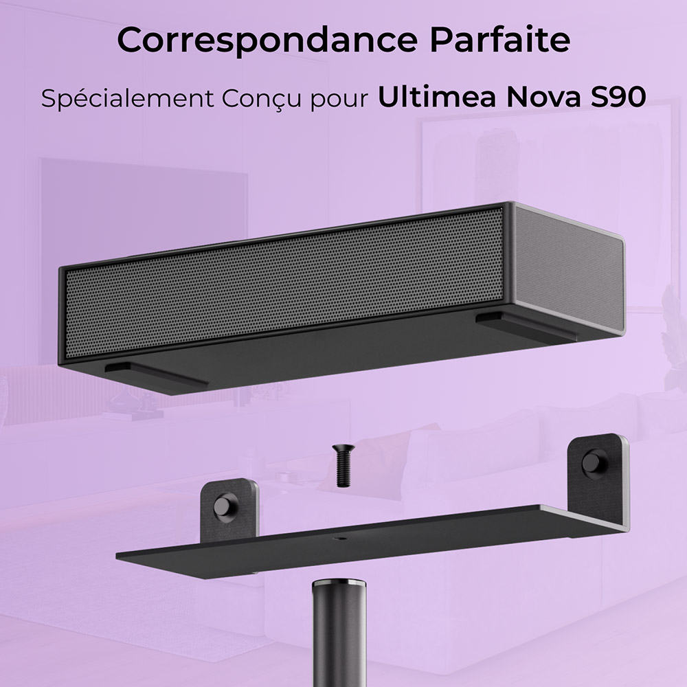 Ultimea Steady S90 Supports d'enceintes, compatibles avec Nova S90
