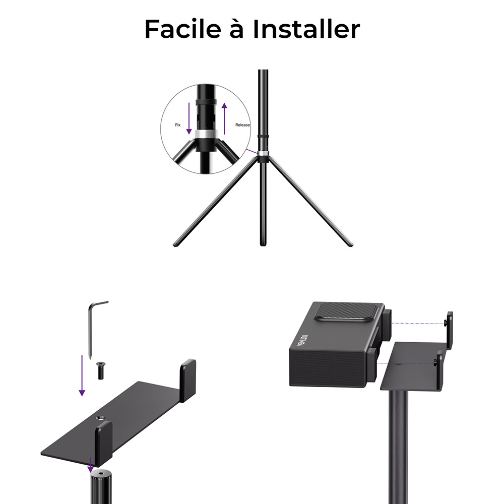 Ultimea Steady S90 Supports d'enceintes, compatibles avec Nova S90