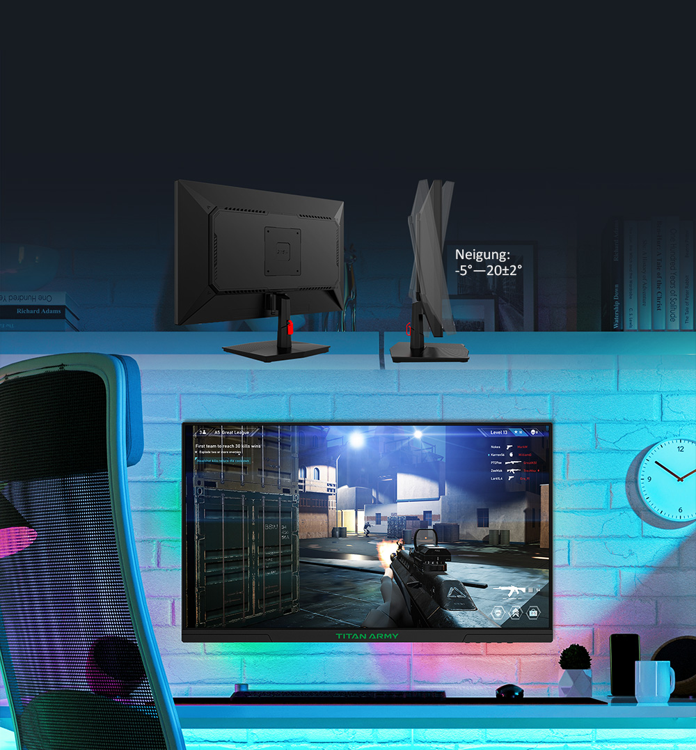 Monitor, Monitore, Gaming Monitor, Gaming-Monitor, Titan Army Monitor, TITAN ARMY C49SHC, TITAN ARMY
