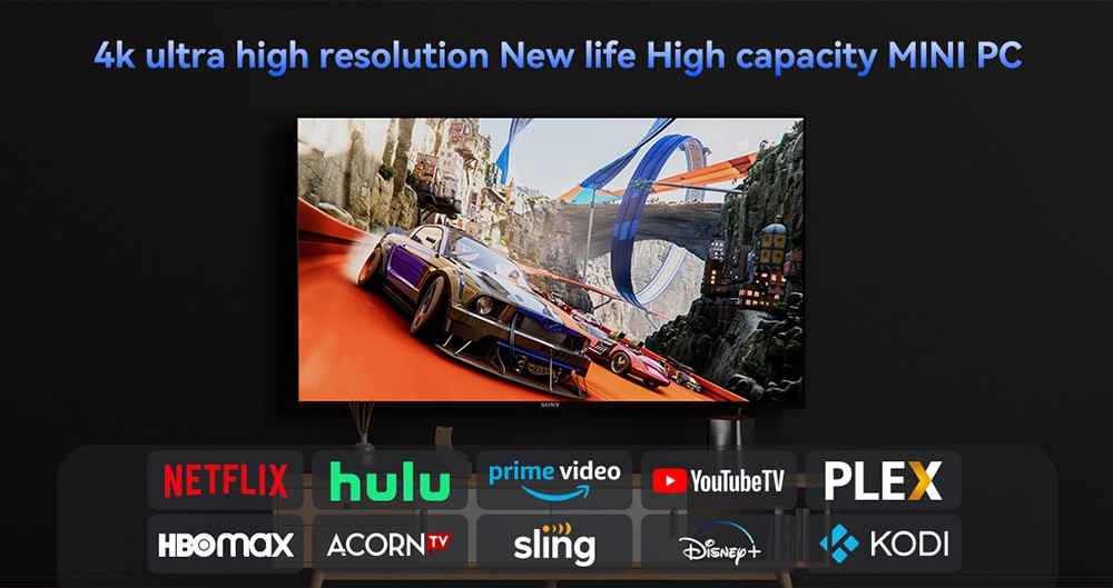 AOOSTAR R7 NAS Mini PC, AMD Ryzen 7 5825U 8 Cores Max 4.5GHz, 32GB DDR4 RAM 1TB SSD, HDMI+DP+Type-C Triple 4K Display, WiFi 6 Bluetooth 5.2, 2*USB3.0, 2*USB2.0, 2*2.5G RJ45, 1*TF Card Slot, 1*3.5mm Audio, Dual-fan Cooling - US Plug