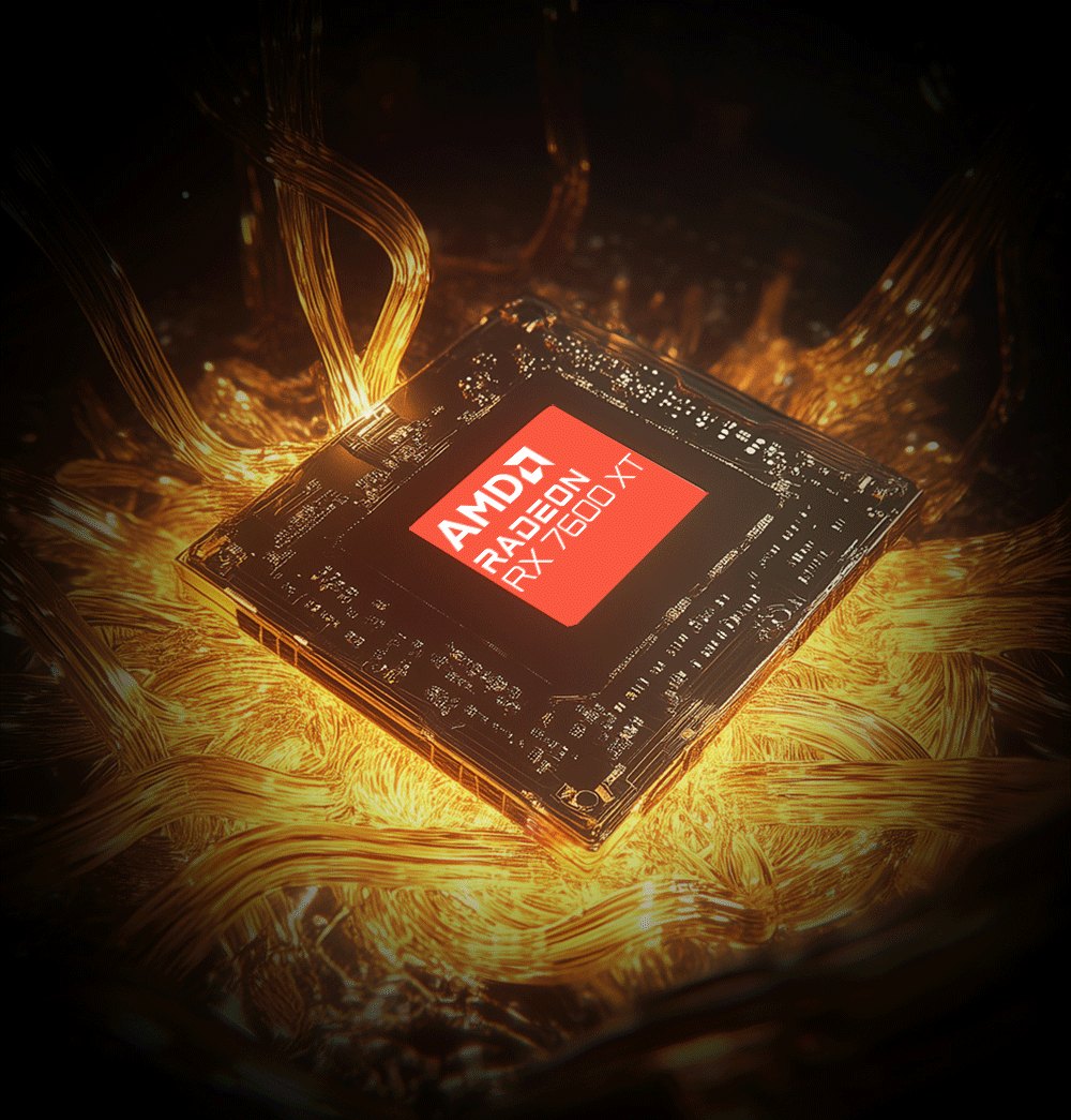 AOOSTAR XG76XT eGPU-Dock mit AMD Radeon RX 7600XT GPU, 8 GB GDDR6 RAM, 128 Bit, 1 * USB 4.0, 1 * Oculink, 1 * HDMI, 2 * DP, 1 * Typ-C, 100 W Reverse Charging