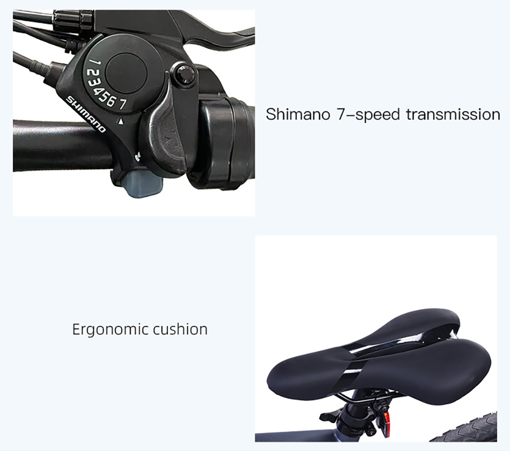 AVAKA R1 Electric Bike, 250W Motor, 36V 7.8Ah batéria, pneumatiky 700C, max. rýchlosť 32 km/h, max. dojazd 45 km, mechanické kotúčové brzdy, 7-rýchlostná prevodovka Shimano, inteligentný LCD displej - sivá