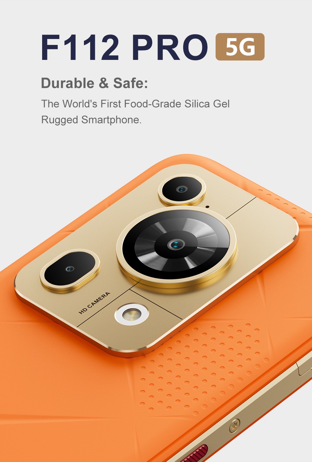 FOSSiBOT F112 Pro 5G odolný telefón, 50MP+5MP zadný fotoaparát, 7150mAh batéria, 6.88-palcový HD+ displej, 8 GB RAM 256 GB ROM, Android 14, IP68/IP69K, zelený