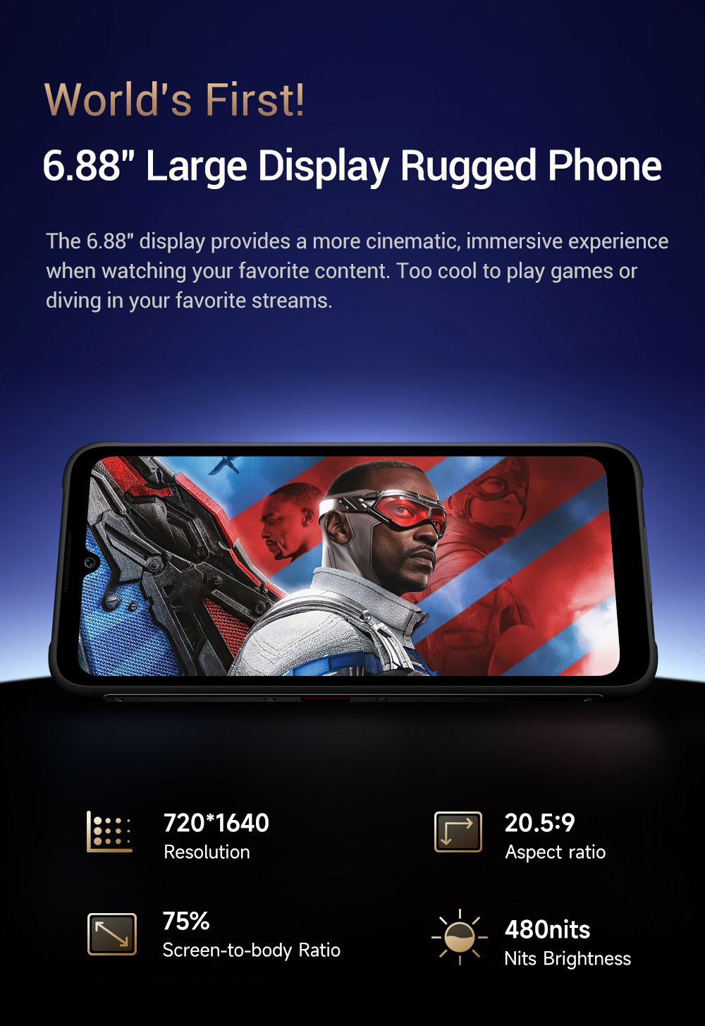 FOSSiBOT F112 Pro 5G odolný telefón, 50MP+5MP zadný fotoaparát, 7150mAh batéria, 6.88-palcový HD+ displej, 8 GB RAM 256 GB ROM, Android 14, IP68/IP69K, zelený