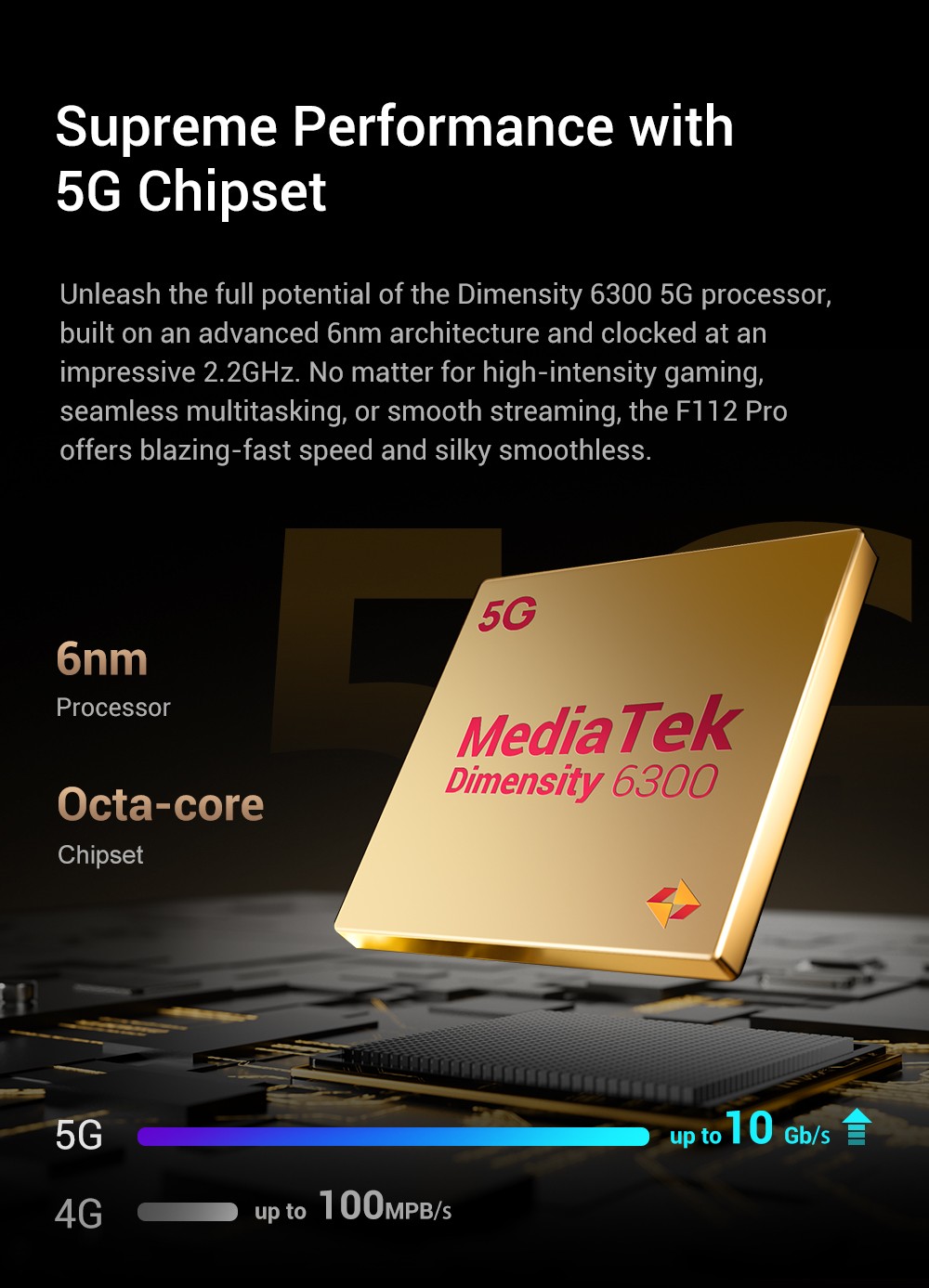 FOSSiBOT F112 Pro 5G odolný telefón, 50MP+5MP zadný fotoaparát, 7150mAh batéria, 6.88-palcový HD+ displej, 8 GB RAM 256 GB ROM, Android 14, IP68/IP69K, zelený