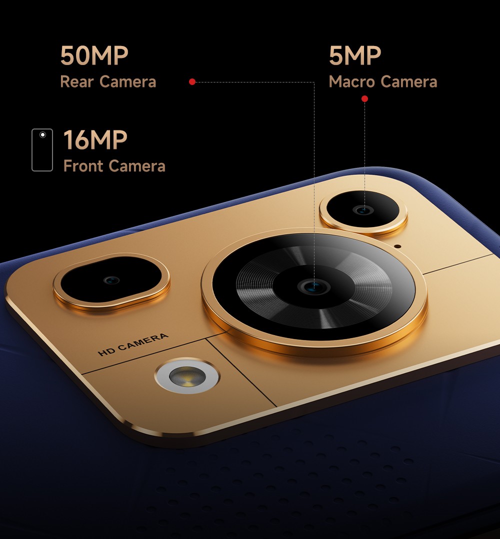FOSSiBOT F112 Pro 5G Rugged Phone, 50MP+5MP zadný fotoaparát, 7150mAh batéria, 6.88-palcový HD+ displej, 8 GB RAM 256 GB ROM, Android 14, IP68/IP69K, zelený