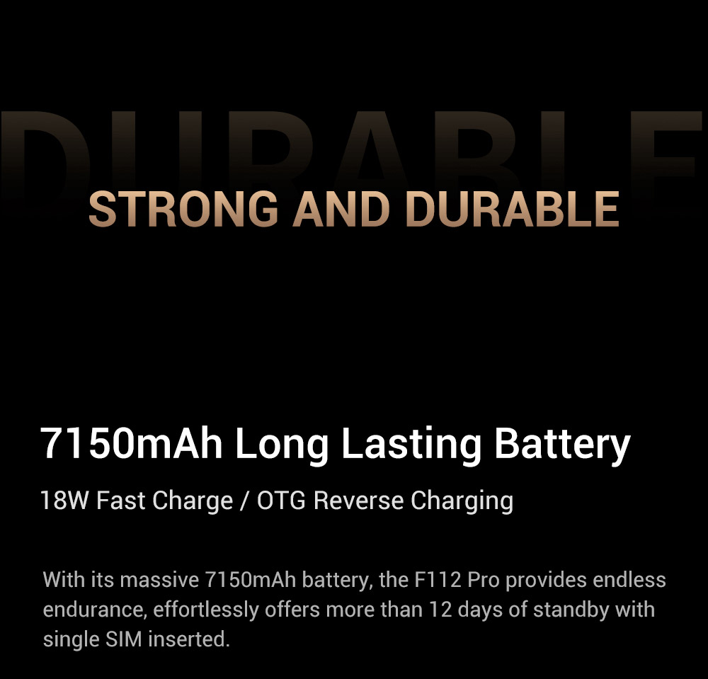 FOSSiBOT F112 Pro 5G Rugged Phone, 50MP+5MP zadný fotoaparát, 7150mAh batéria, 6.88-palcový HD+ displej, 8 GB RAM 256 GB ROM, Android 14, IP68/IP69K, zelený