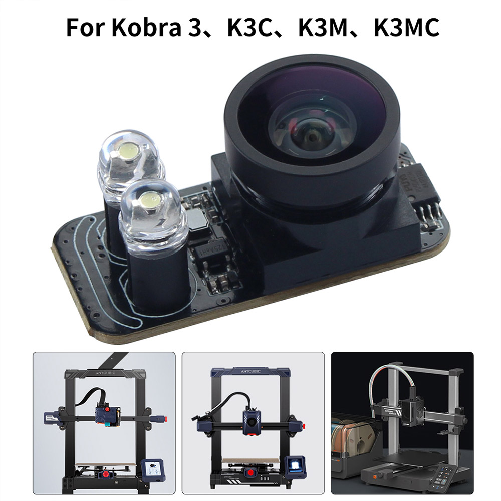 FYSETC 3D Printer Camera for Anycubic Kobra 3/ K3C/ K3M/ K3MC