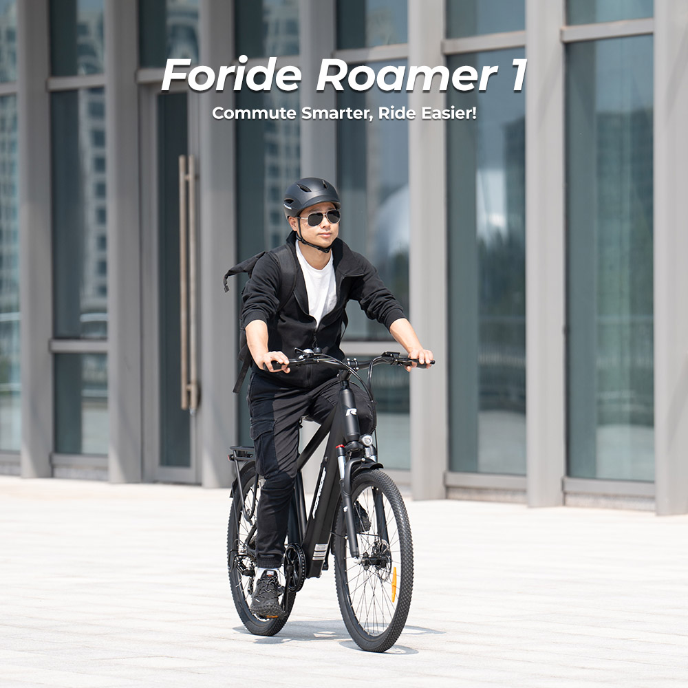 Foride Roamer 1 ST Elektrobicykel, 250W motor, 36V 13Ah batéria, 27,5 palcové pneumatiky, max. rýchlosť 25km/h, max. dojazd 100km, kotúčové brzdy, odpruženie s uzamykaním, Shimano 7 rýchlostí
