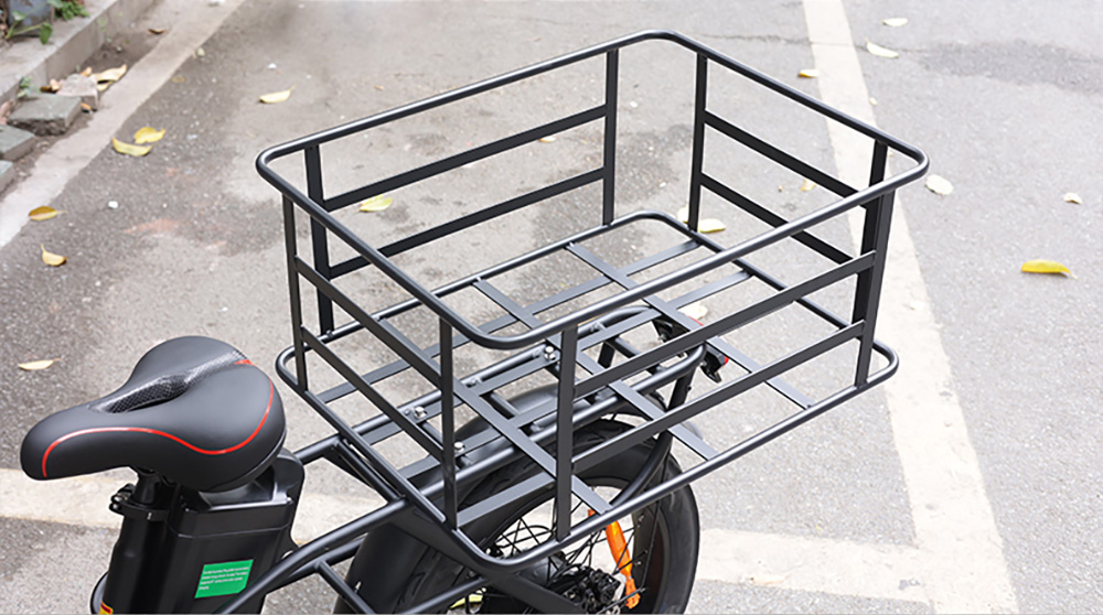 V&eacute;lo &eacute;lectrique GOGOBEST GF200, moteur 500 W, batterie 48 V 15,6 Ah, pneus 20 x 3 pouces, vitesse maximale 45 km/h, autonomie maximale 80 km, freins &agrave; disque m&eacute;caniques, Shimano 7 vitesses, &eacute;cran LCD - Noir