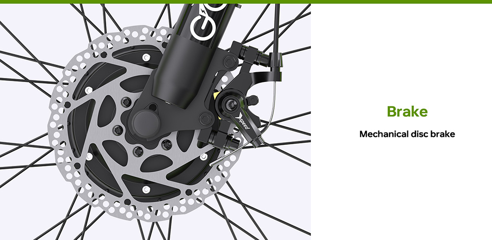GOGOBEST GF700 Electric Bike, 2*500W Dual Motor, 48V 18.2Ah Battery, 26*4.0 palcové pneumatiky, max. rýchlosť 25 km/h, max. dojazd 70 km, mechanické kotúčové brzdy, odpruženie prednej vidlice, Shimano 21 rýchlostí - čierno-žltý