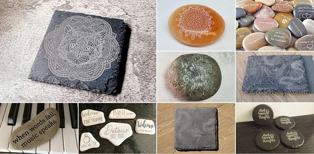 Gweike Cloud Pro 50W Desktop-Lasergravierer & -schneider mit Rotationsrolle, Gravur zylindrischer Objekte, Autofokus, 600mm/s Geschwindigkeit, 0,025mm Pr&auml;zision, WLAN-Steuerung, Panoramakamera, 510*300mm, ohne Luftfilter