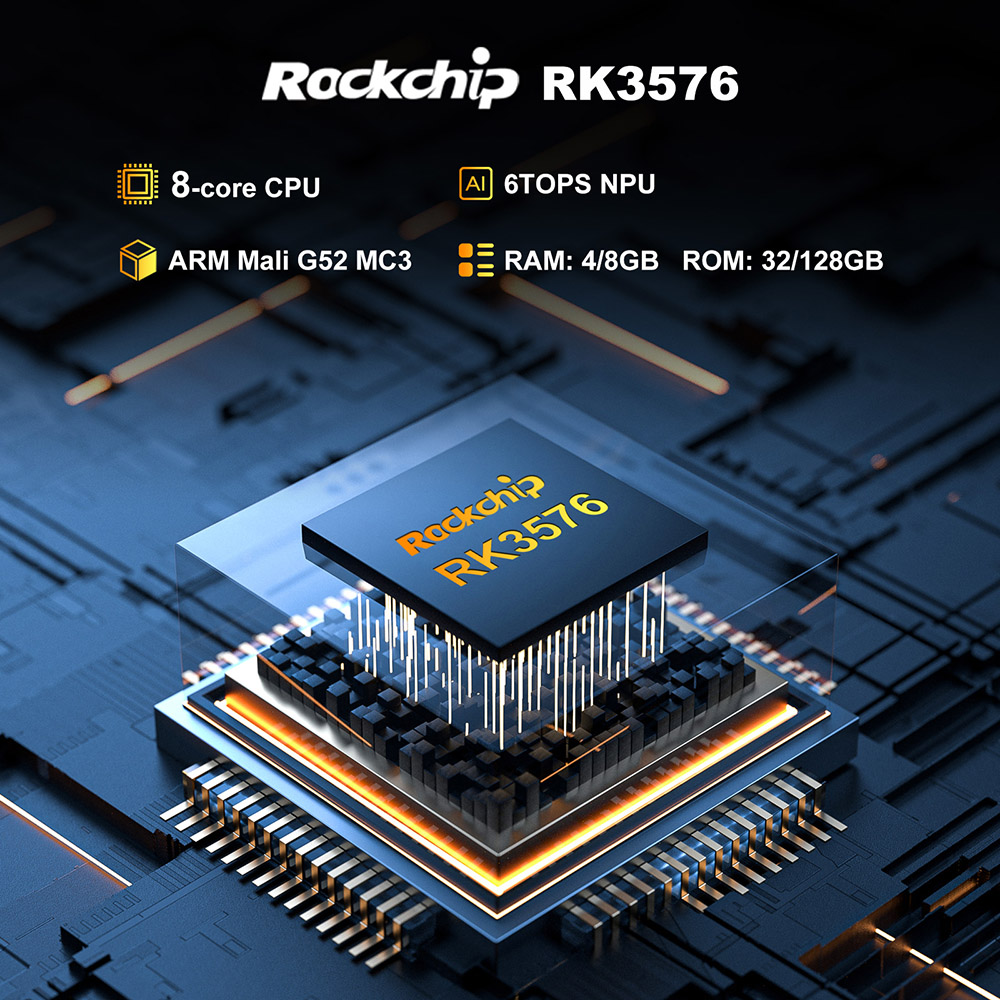 Refurbished H96 Max M9S Android 14 TV Box, 8GB RAM 128GB ROM, RK3576 8 Cores, 8K AV1 Decoding, WiFi 6, Bluetooth 5.4, 1*USB3.0 1*USB2.0 1*HDMI2.1 1*1000M Ethernet 1*SPDIF 1*Audio
