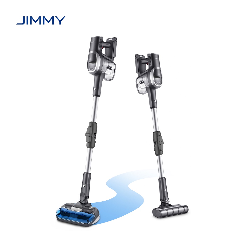 Bezdrôtový vysávač JIMMY JV9 Pro Aqua, sací výkon 160AW, doba prevádzky až 65min, nádržka na vodu 500ml, sivá