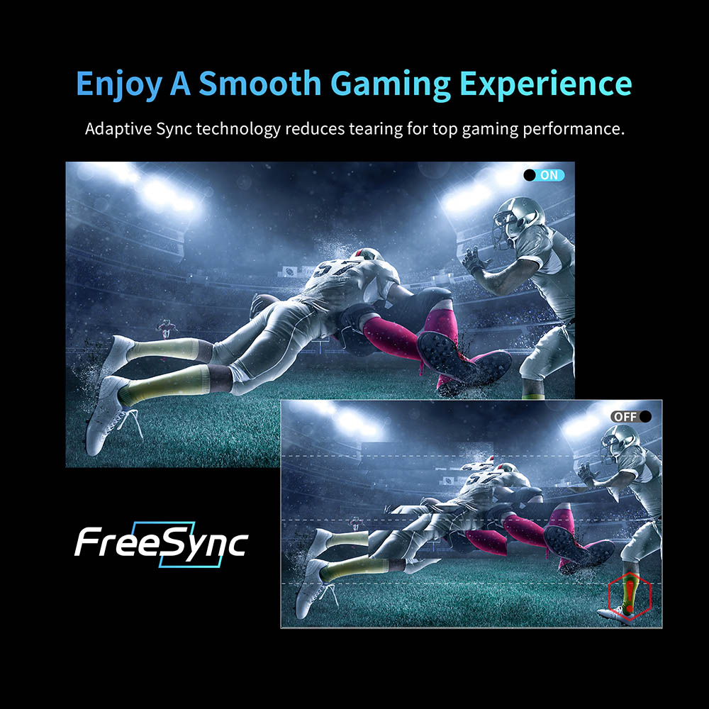 Refurbished KTC H24V13 23.8-inch Gaming Monitor, 1920x1080 16:9 100Hz High Refresh Rate VA Panel, 4000:1 Contrast Ratio, 104% sRGB HDR10 16ms Response Time, Low Blue Light, FreeSync & G-Sync Compatible, HDMI VGA Audio Out