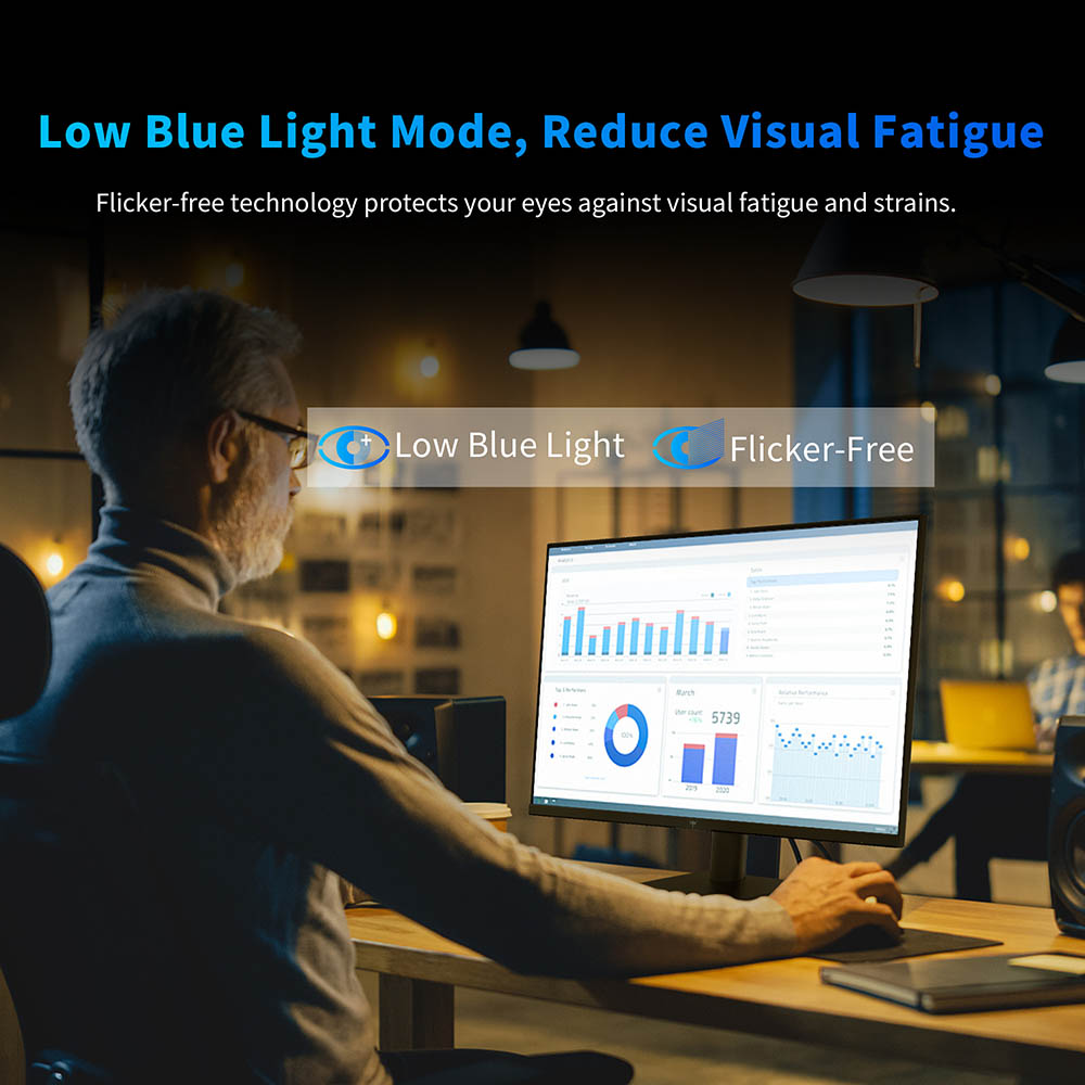 Refurbished KTC H24V13 23.8-inch Gaming Monitor, 1920x1080 16:9 100Hz High Refresh Rate VA Panel, 4000:1 Contrast Ratio, 104% sRGB HDR10 16ms Response Time, Low Blue Light, FreeSync & G-Sync Compatible, HDMI VGA Audio Out