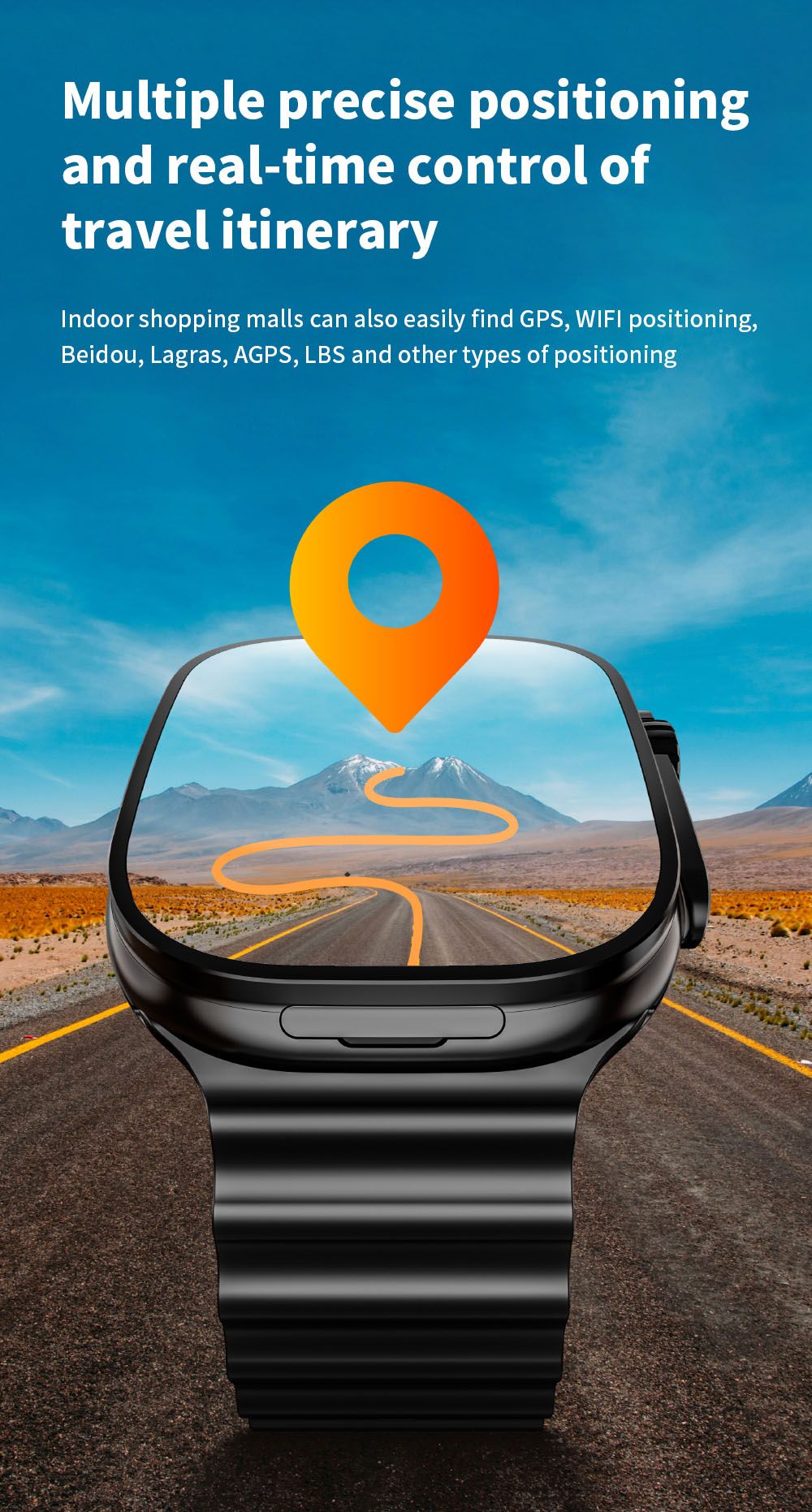 LOKMAT XH12C Smartwatch, 2.06 inch AMOLED Screen, 4G/5G Calling, Health Monitoring - Black Dial