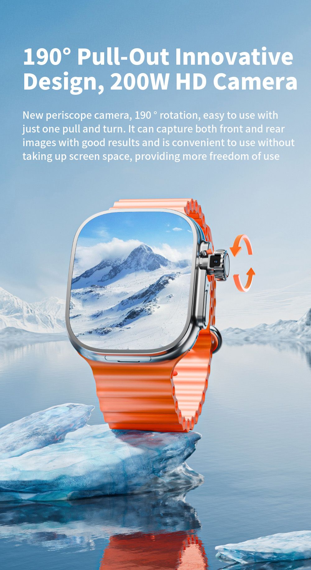 LOKMAT XH12C Smartwatch, 2.06 inch AMOLED Screen, 4G/5G Calling, Health Monitoring - Silver Dial