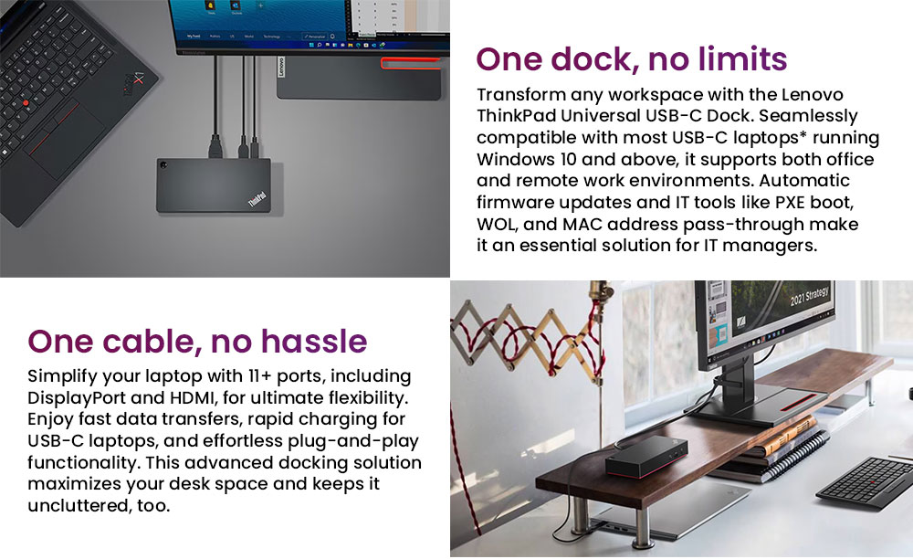 Lenovo ThinkPad Universal USB-C Dock