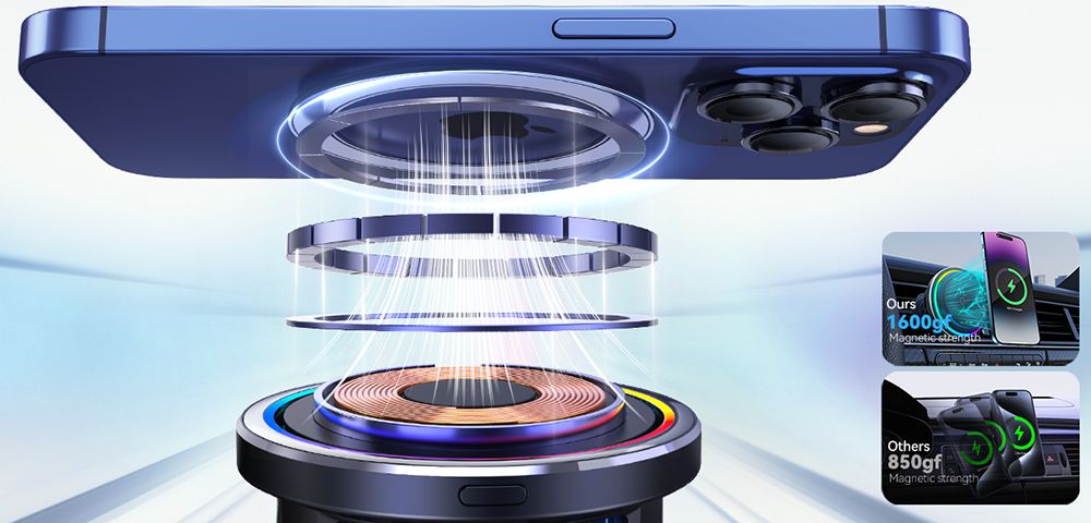 MINIX MCC01 Qi2 Magnetic Cooling Wireless Car Charger
