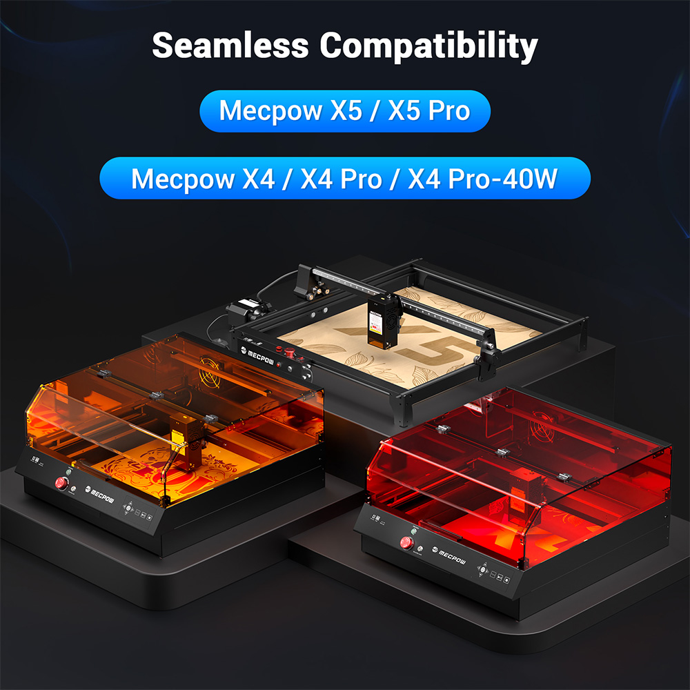Mecpow B40W 40W laserový modul s 10A napájacím adaptérom