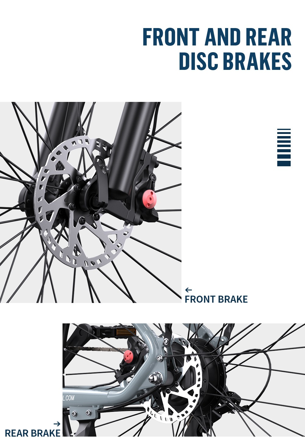 ONESPORT OT05 Pro Elektrobicykel, 250W motor, 36V 22,5Ah batéria, pneumatiky 700*50C, max. rýchlosť 25km/h, dojazd 140km, hydraulické kotúčové brzdy, predná odpružená vidlica, Shimano 7 rýchlostí - sivá